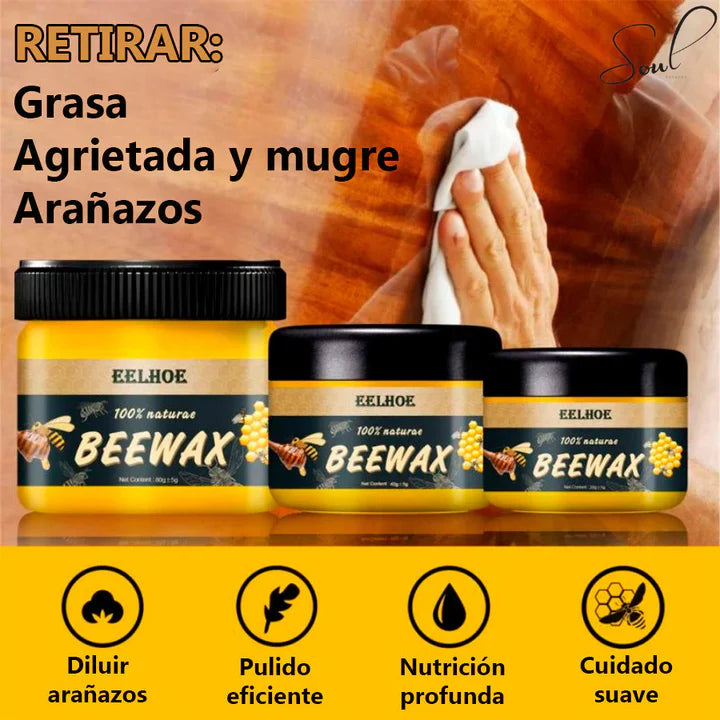 BEEWAX™ CERA RESTAURADORA Y REPARADORA DE MUEBLES Y TAPICERIA
